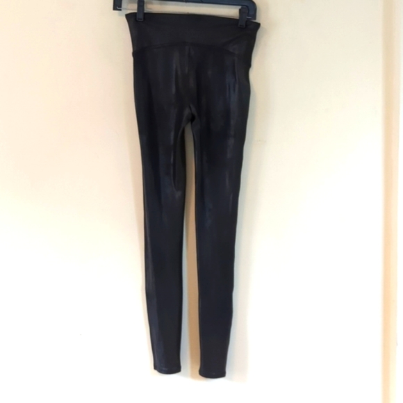 Spanx Black Faux Leather Leggings - Picture 9 of 16